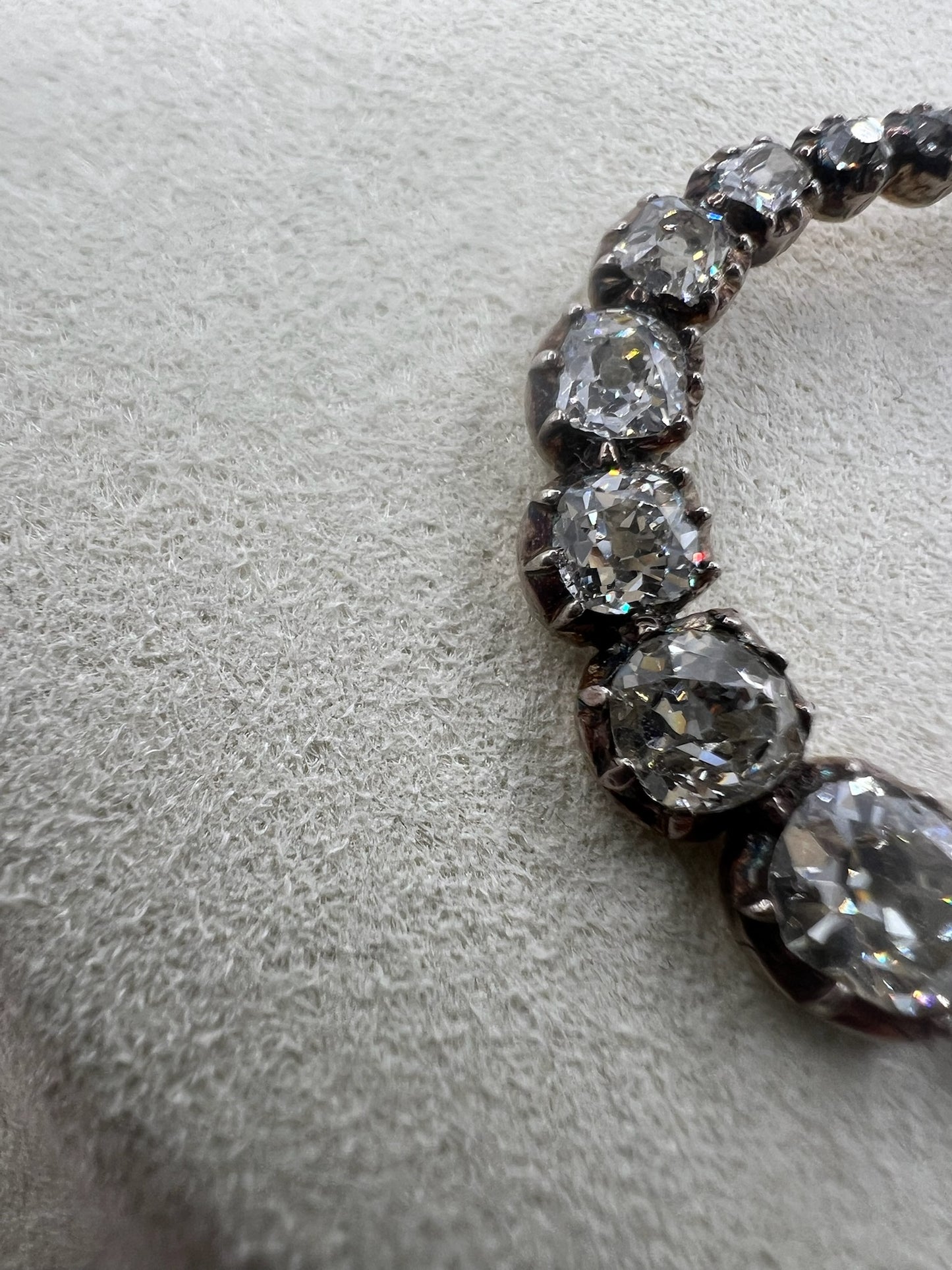*Reserved* 4 Carat Old Cut Diamond Early Victorian Antique Circle Pendant