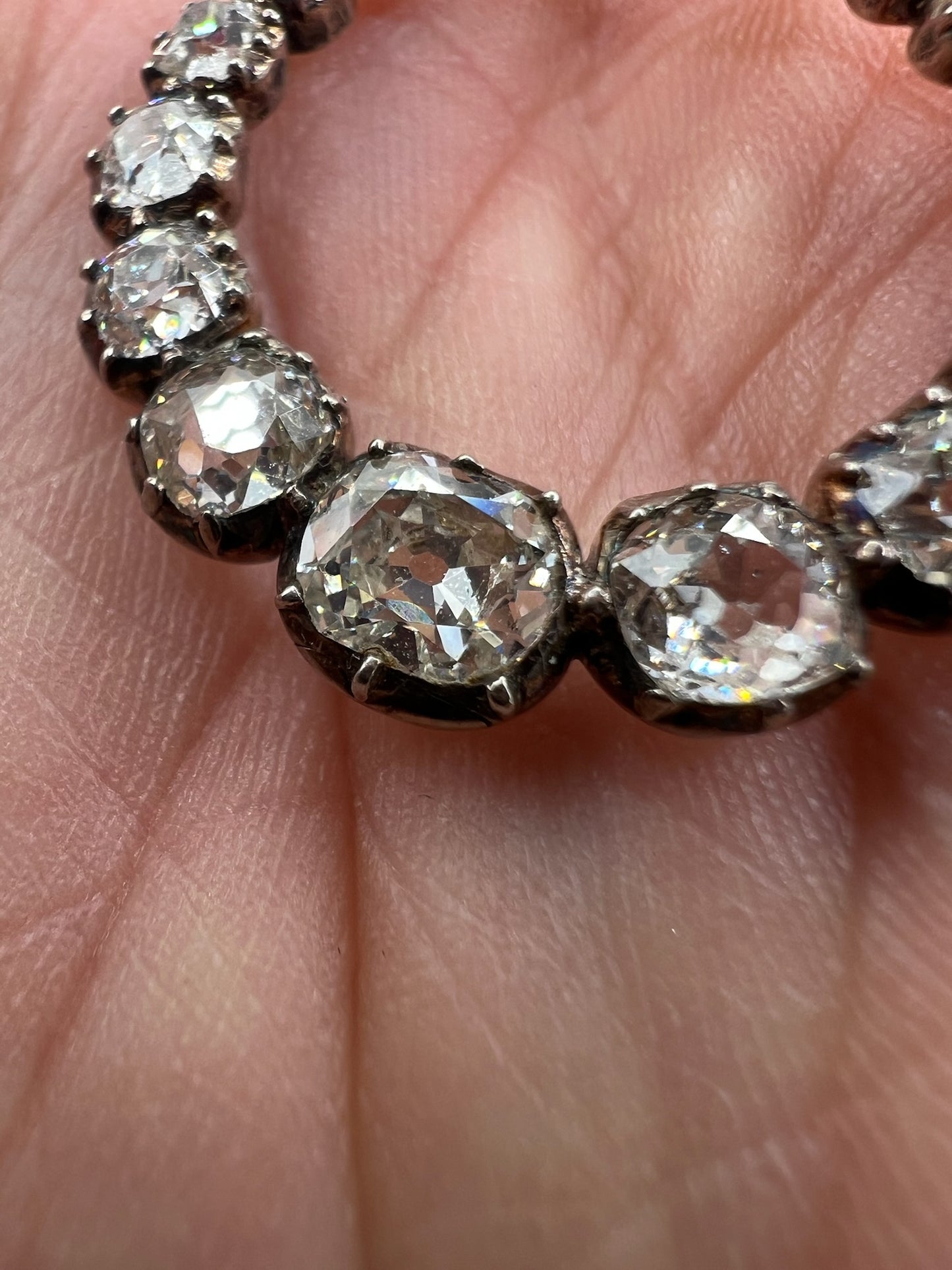 *Reserved* 4 Carat Old Cut Diamond Early Victorian Antique Circle Pendant