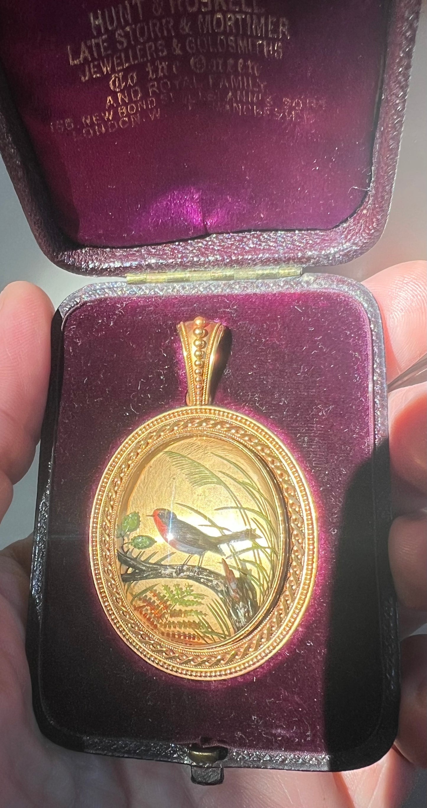 Hunt & Roskell (Storr & Mortimer) Sublime "Essex Crystal" Robin