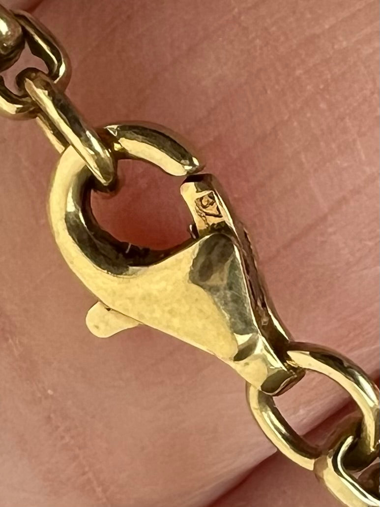 Chunky and Slinky 60cm Solid Gold Chain 20.8g