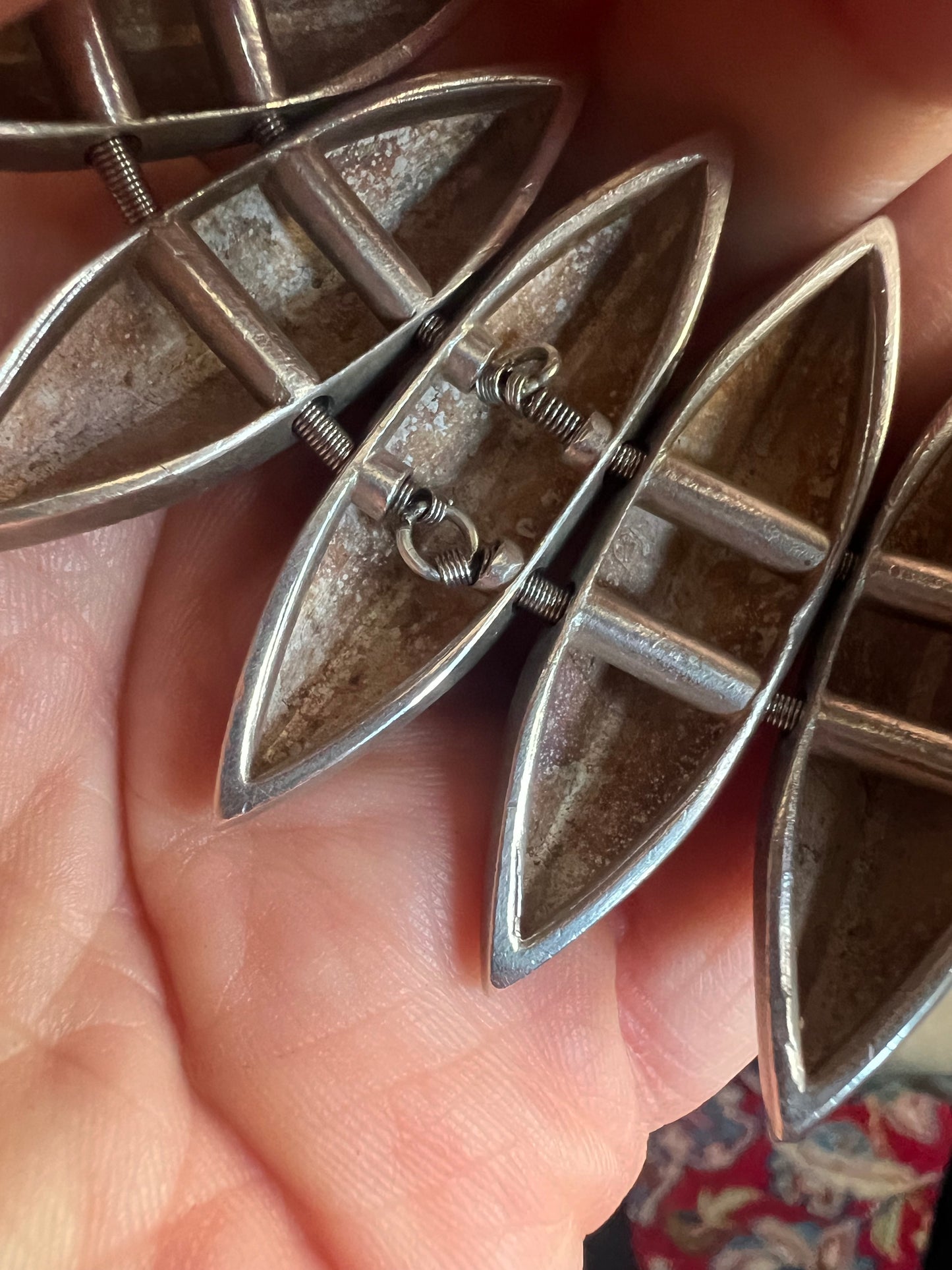 Mid Century Heavy Scandinavian Bracelet Possibly Anton Michelsen