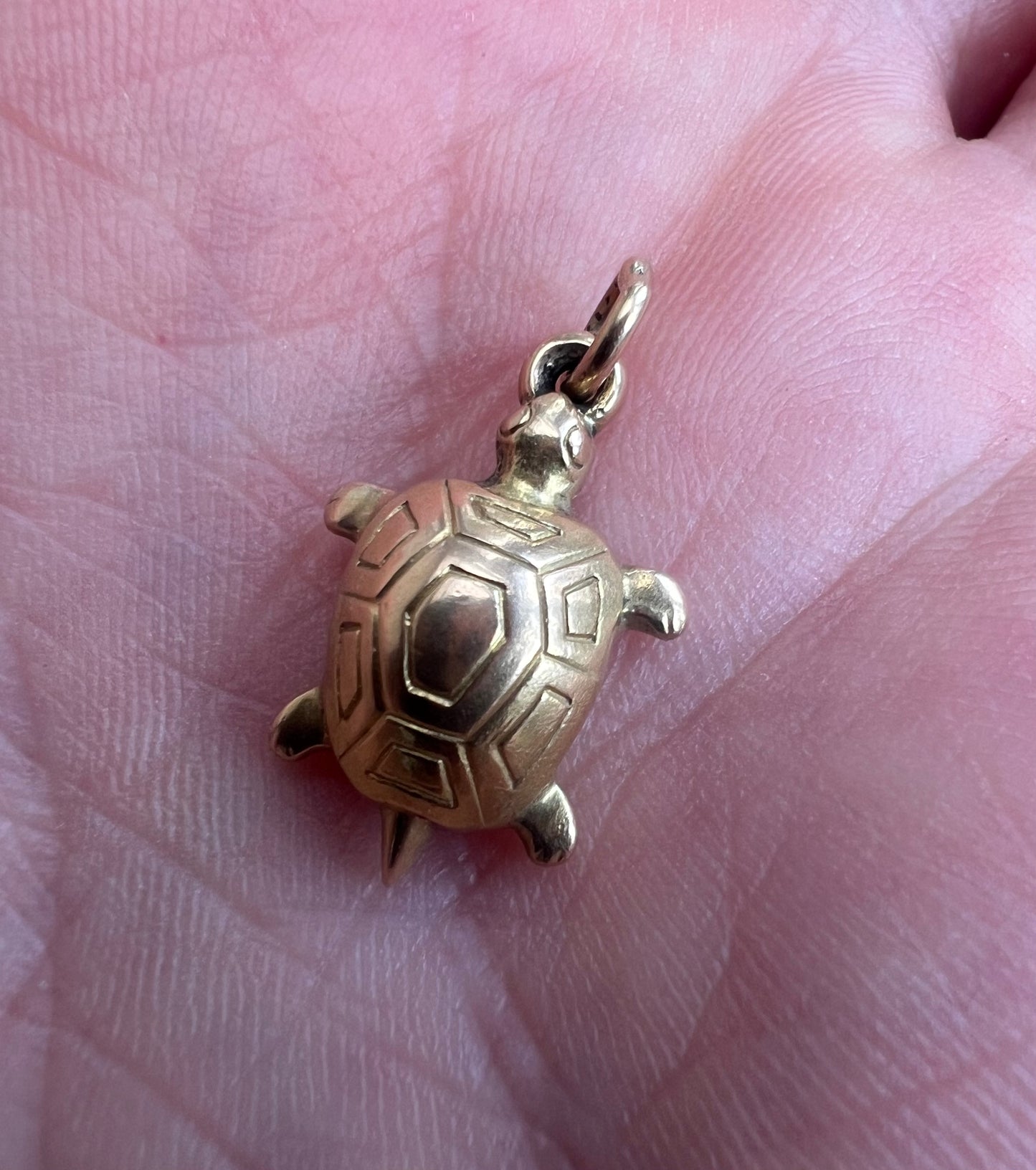 Georg Jensen 18ct Gold Mid Century Turtle Tortoise Charm