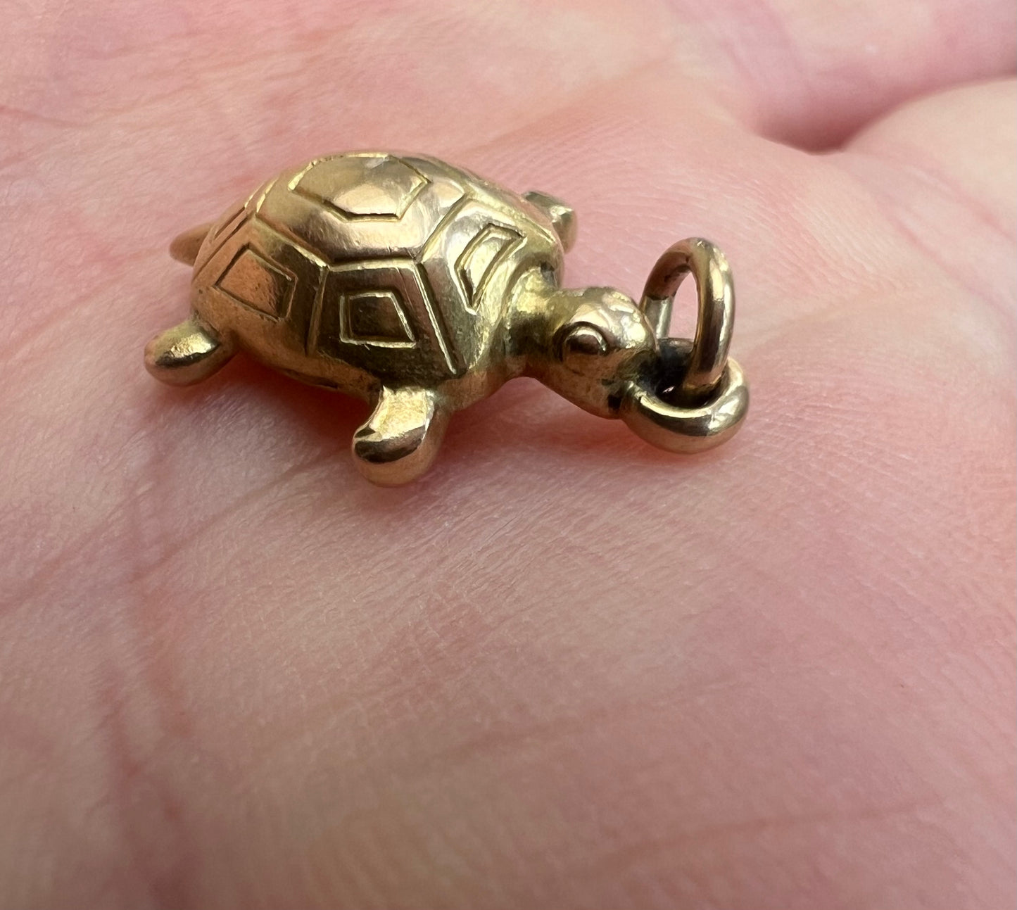 Georg Jensen 18ct Gold Mid Century Turtle Tortoise Charm