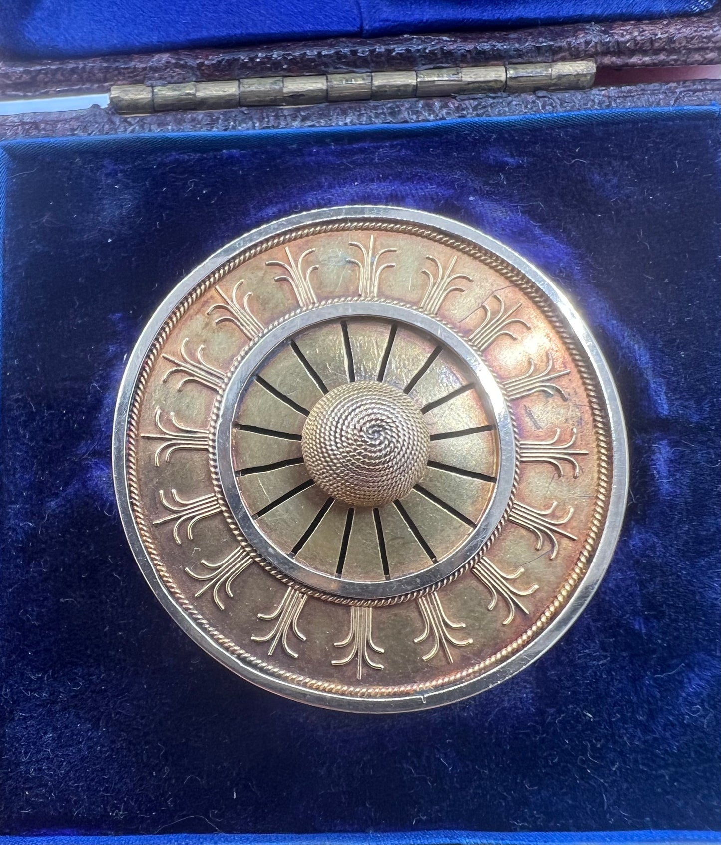 Archeological Revival Etruscan Gold Brooch by Royal Appointment