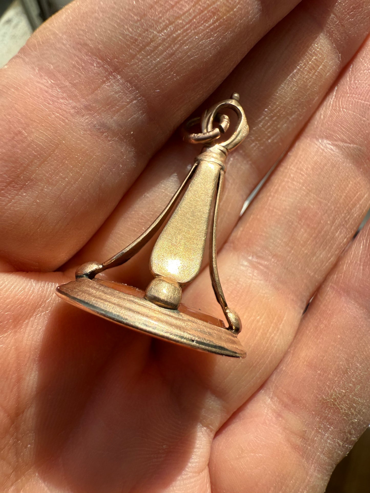 Georgian 18ct Rose Gold Intaglio Fob Seal