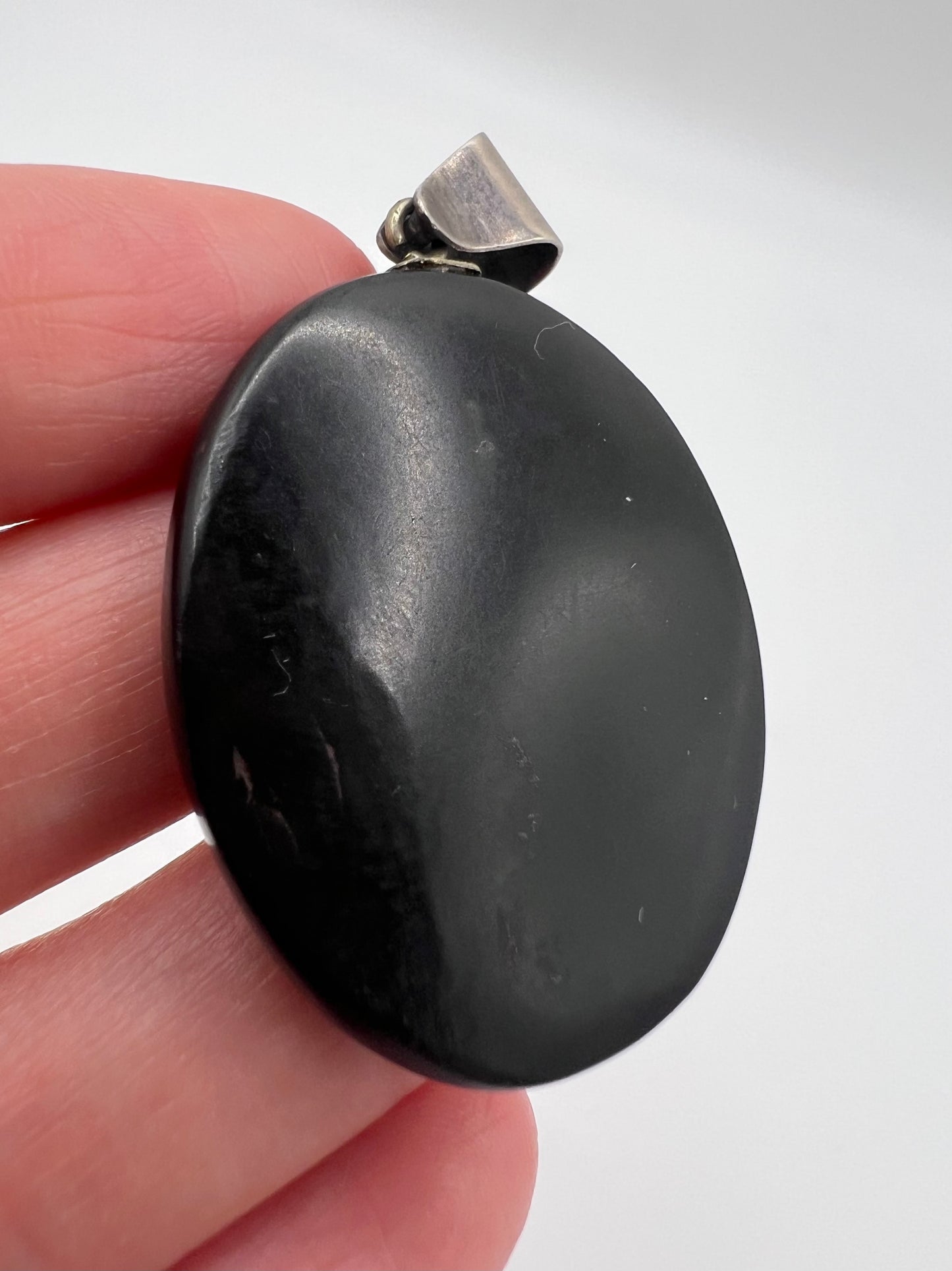 Victorian Pietra Dura Oval Pendant