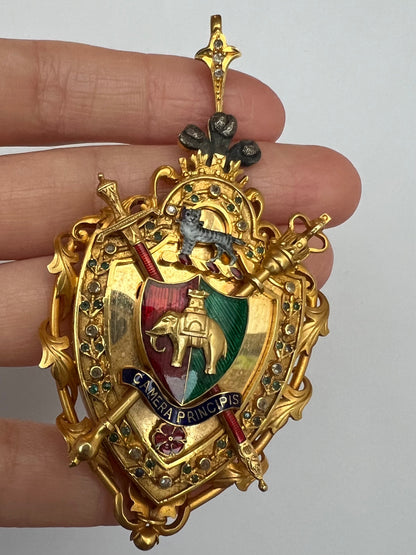 Alderman Fred Lee - Mayor Of Coventry 18ct Solid Gold Mayoral Fob