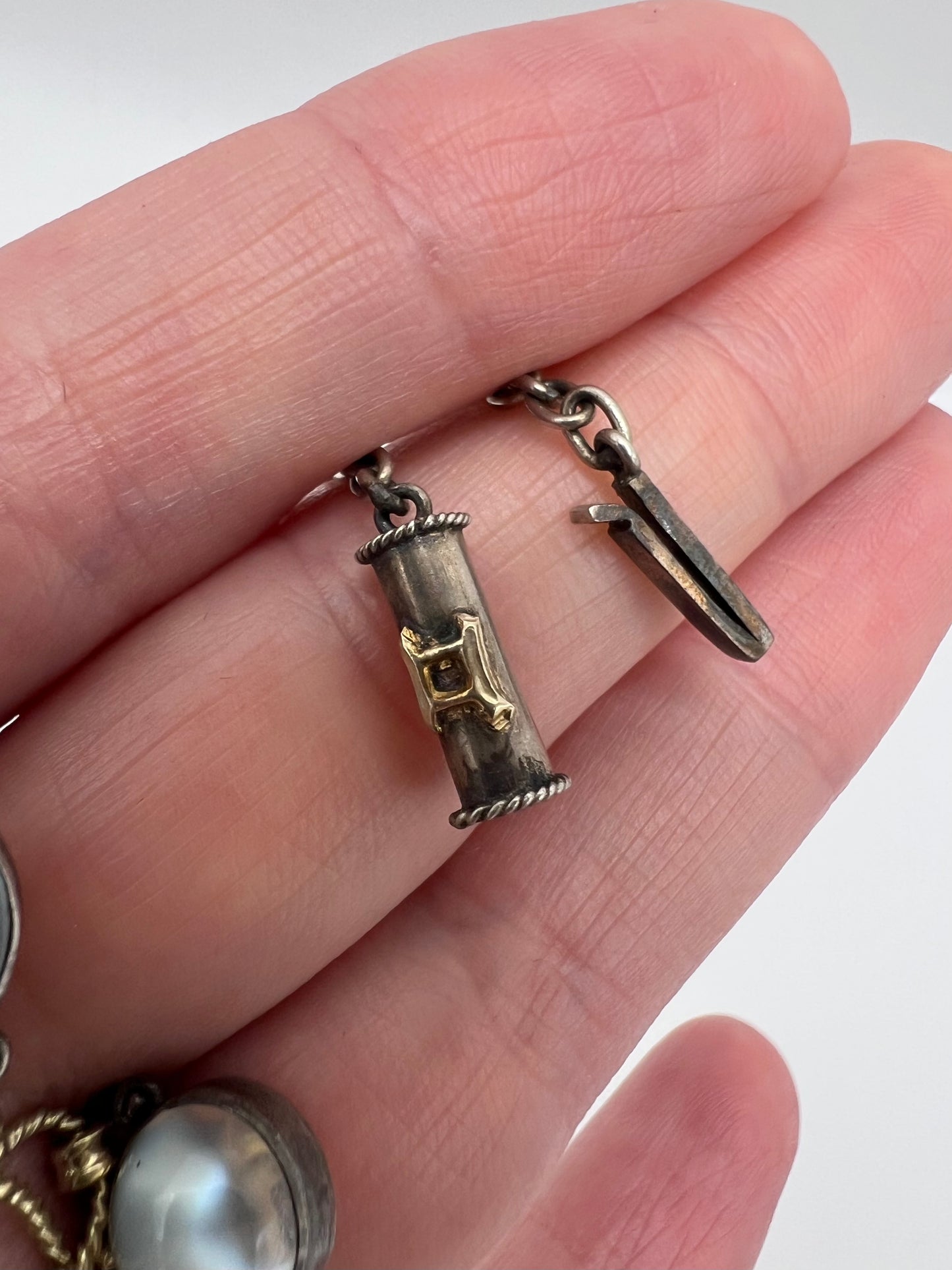 RESERVED Please enquire - Artificer's Guild Silver Moonstone Arts & Crafts Necklace
