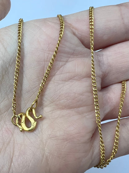 24ct Gold Chinese Chain