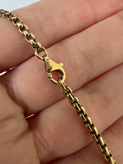 Chunky and Slinky 60cm Solid Gold Chain 20.8g