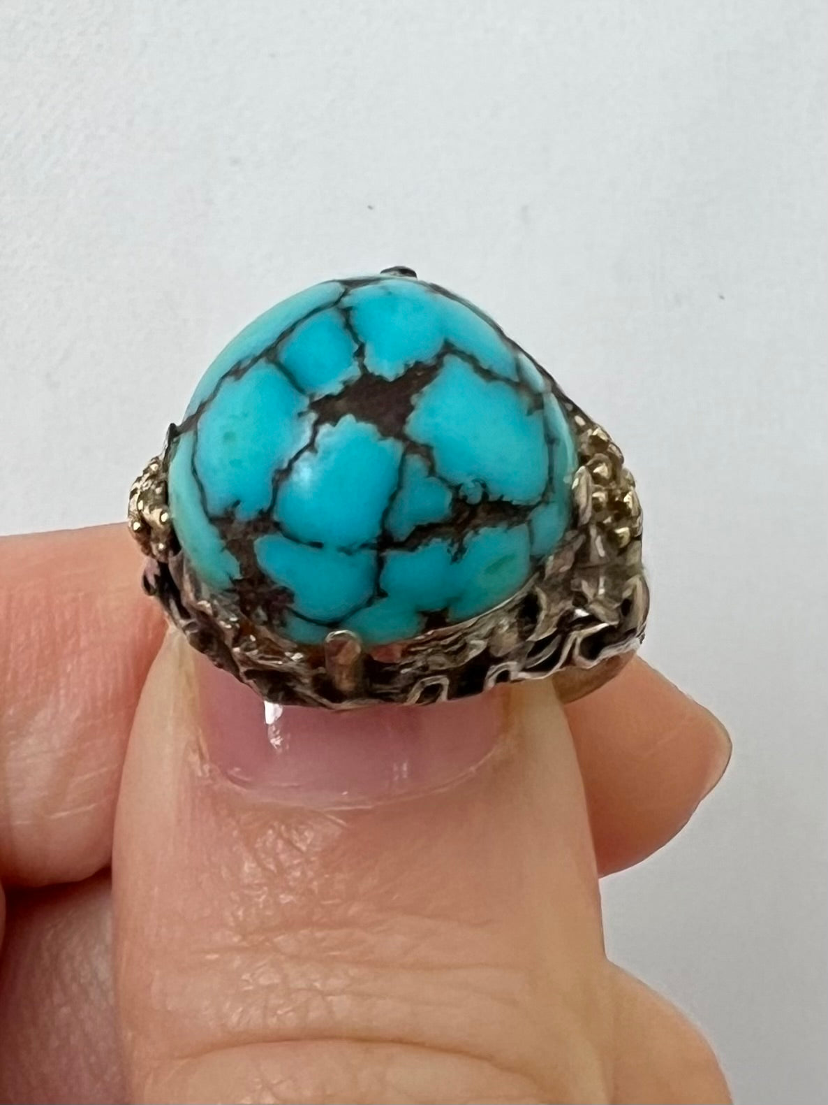 Artificer's Guild Arts & Crafts Turquoise Ring