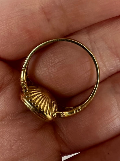 Regency Momento Mori Gold Skull Ring (likely modified from the original)