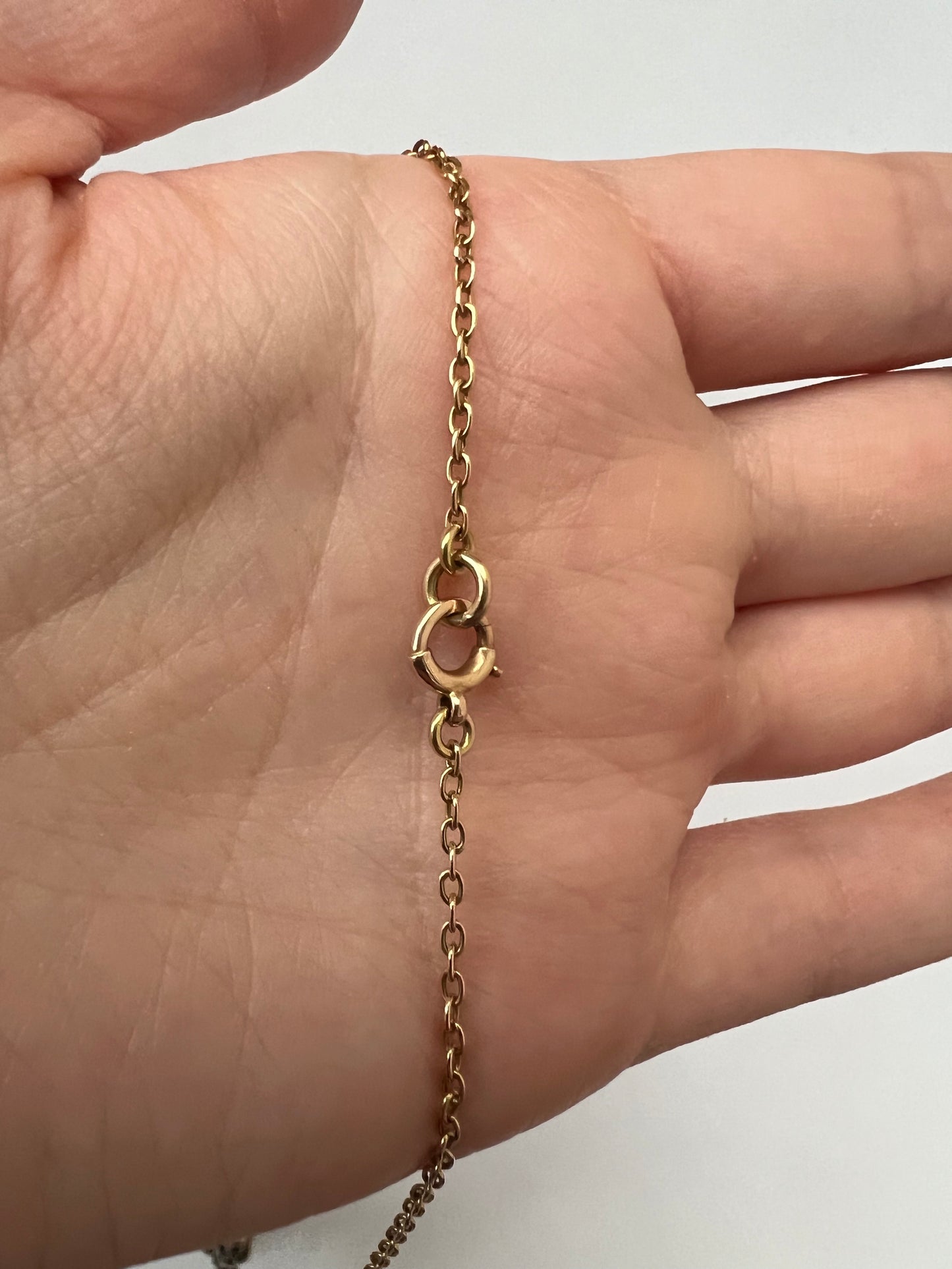 Artificer's Guild Arts & Crafts 15ct Gold Silver Citrine Necklace