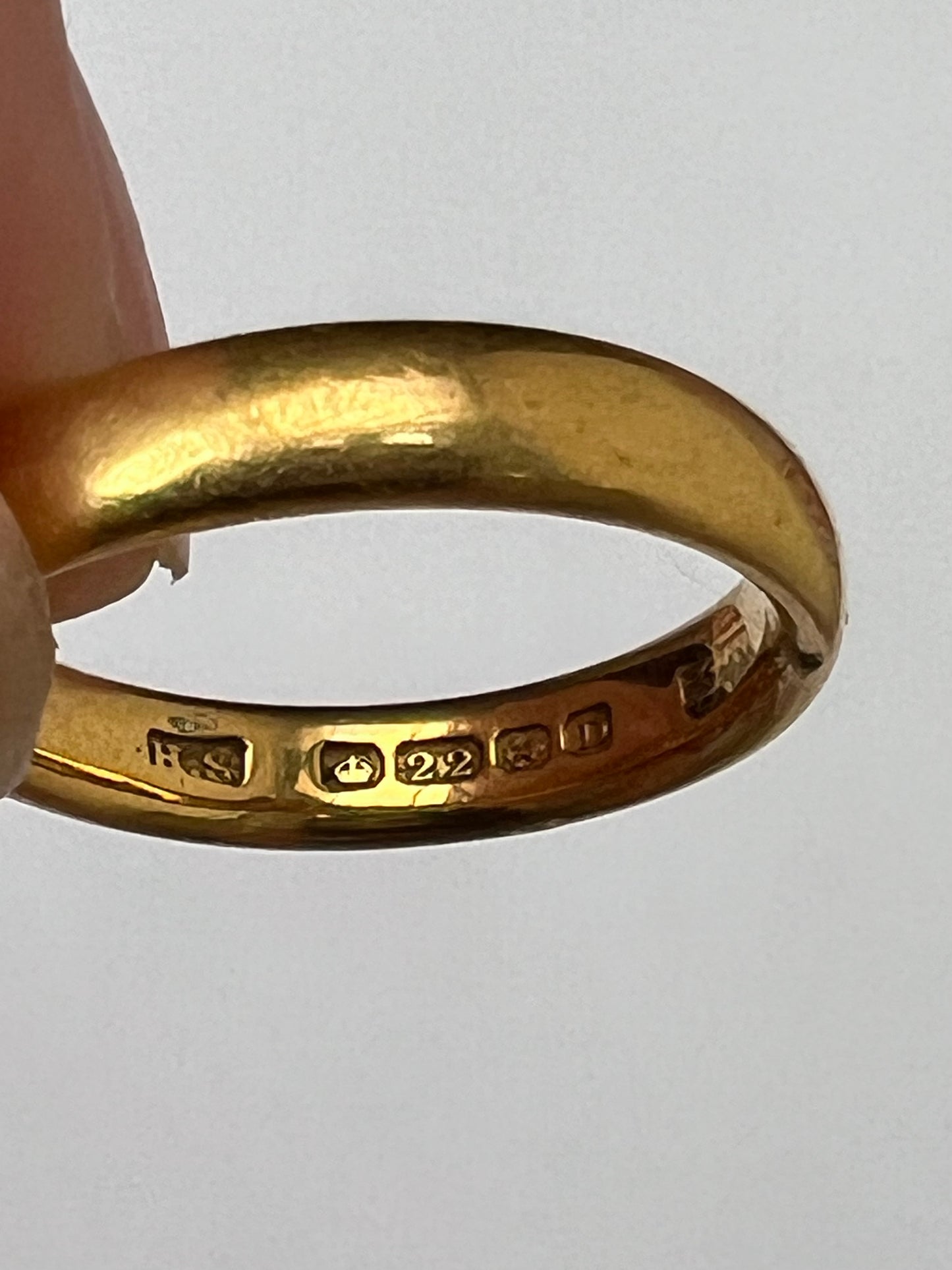 1852 22ct Gold Wedding Band Ring