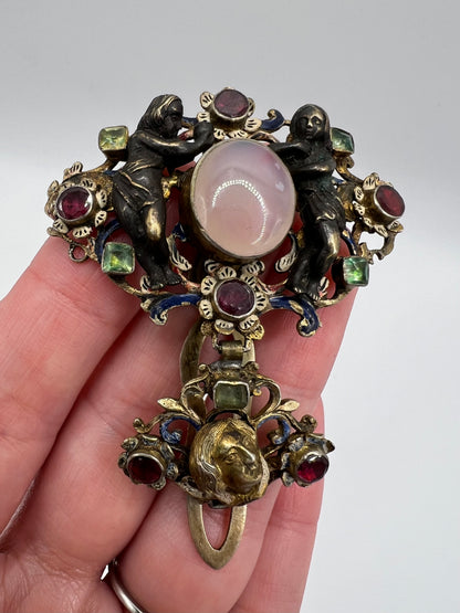 Possibly 16/17th Century Austro Hungarian Stomacher / Chatelaine Piece