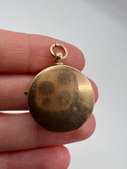 Vanishingly Rare! Loves Me, Loves Me Not 15ct Gold Moving Charm Fob