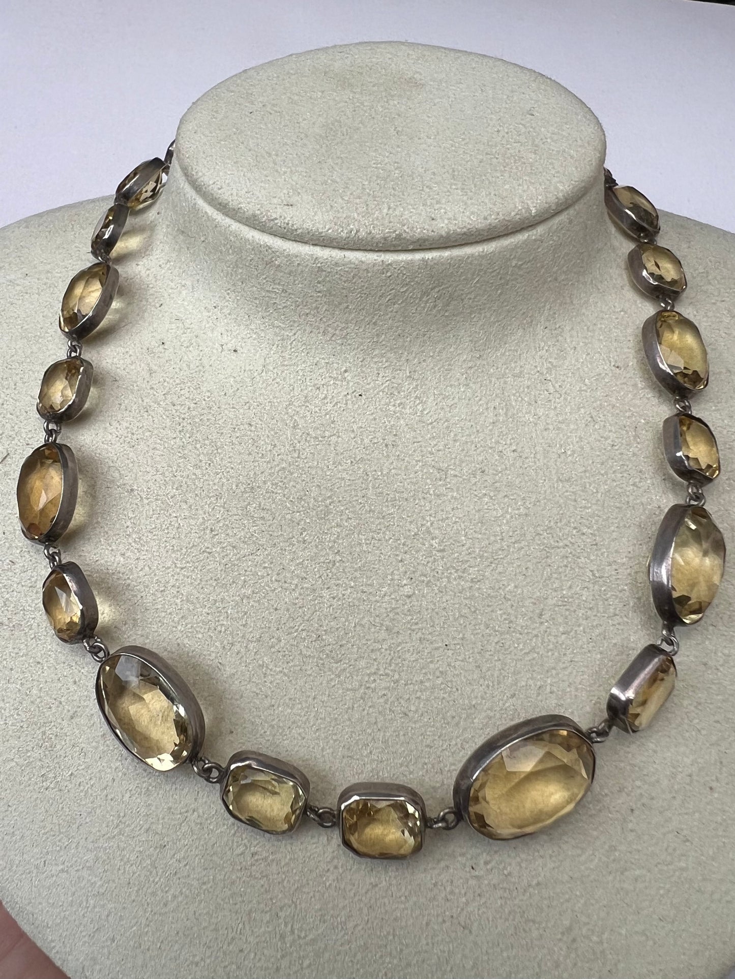 Citrine Riviere Gemstone Necklace or Perhaps 2 Bracelets?