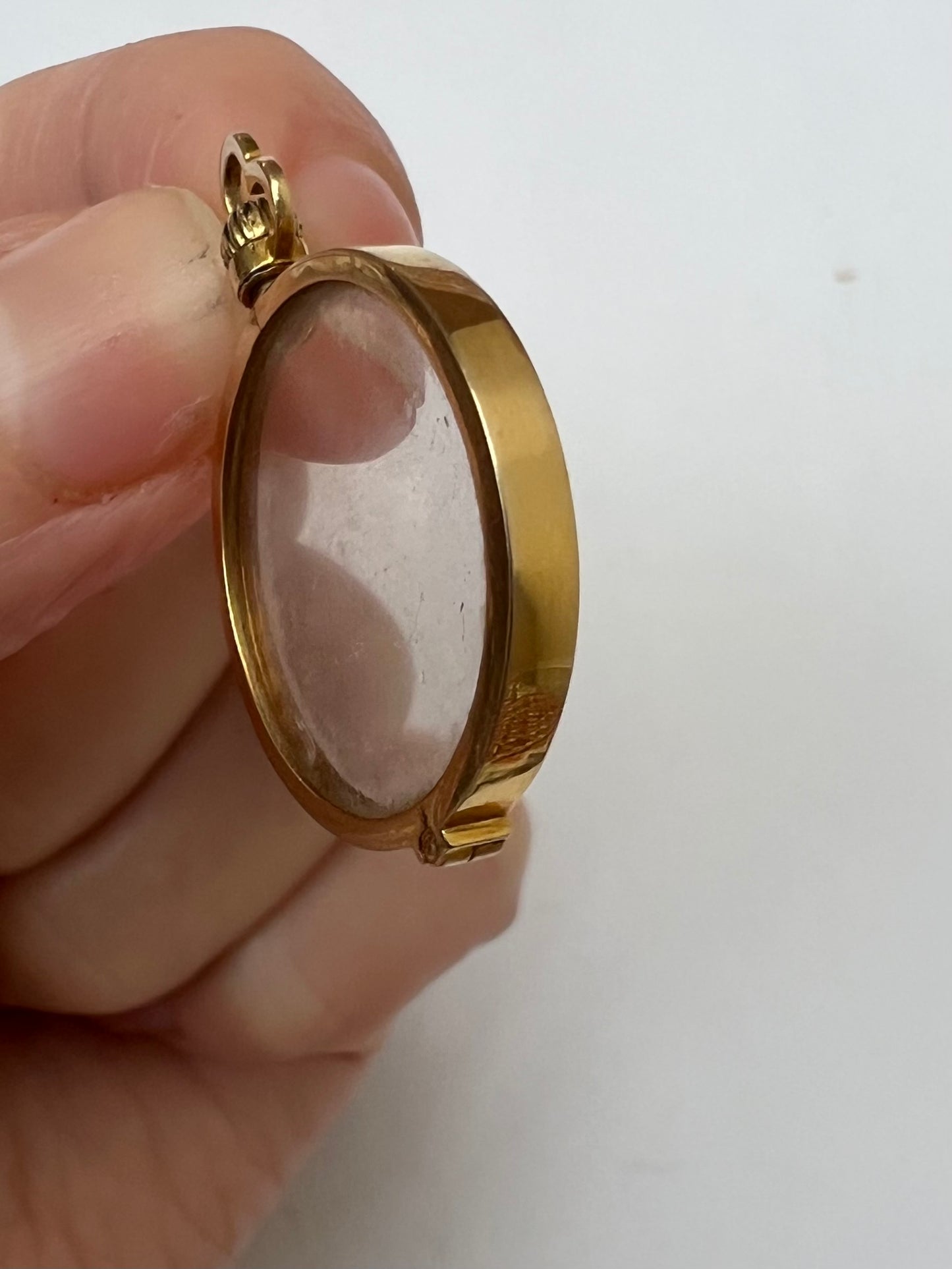 Edwardian 15ct Gold Plain Picture Locket