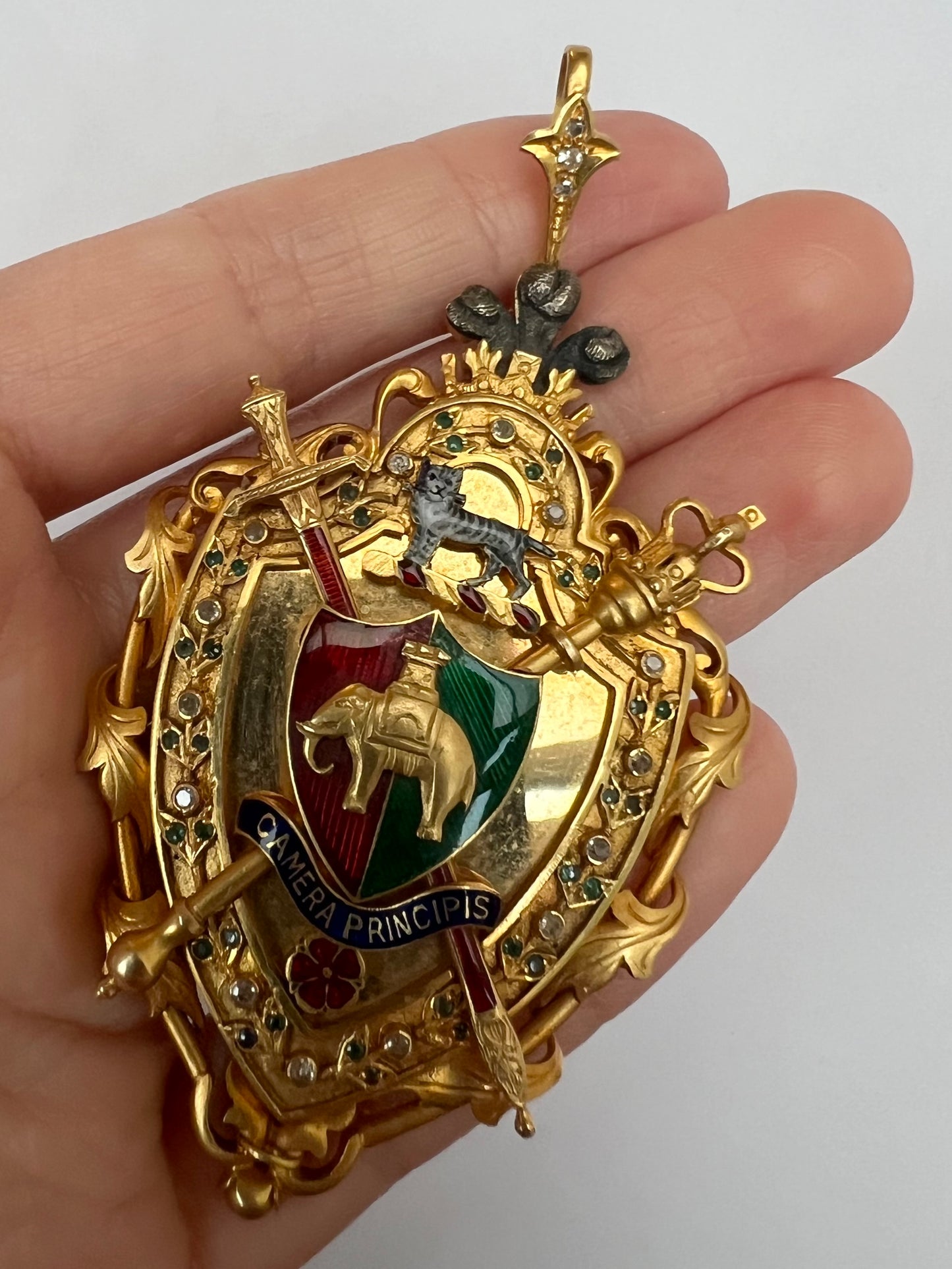 Alderman Fred Lee - Mayor Of Coventry 18ct Solid Gold Mayoral Fob