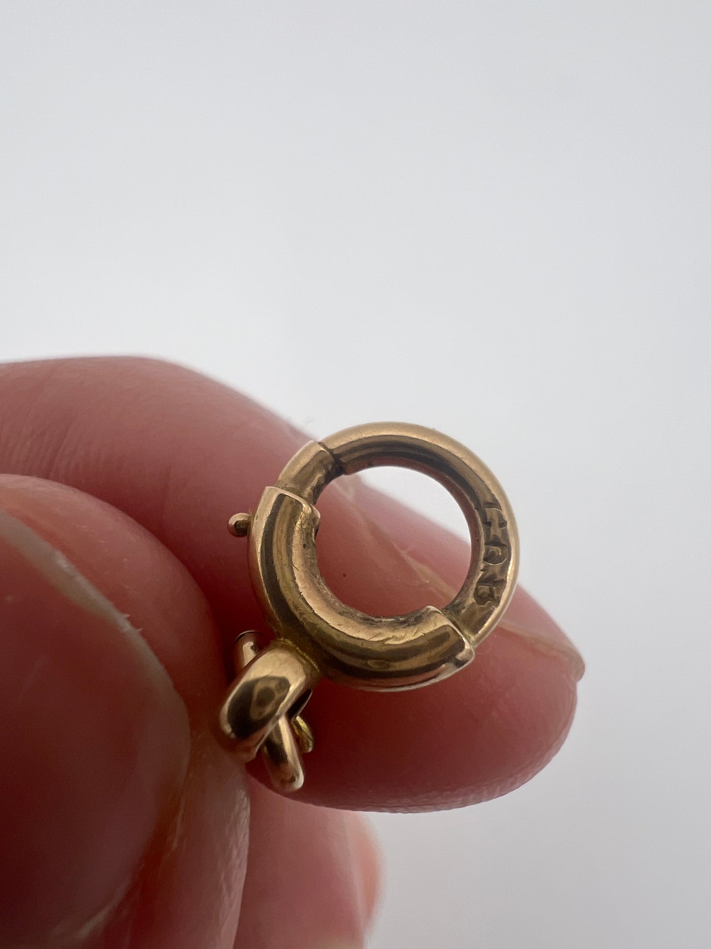 Please ask for price - 59" 15ct Solid Gold Antique Long Muff Chain