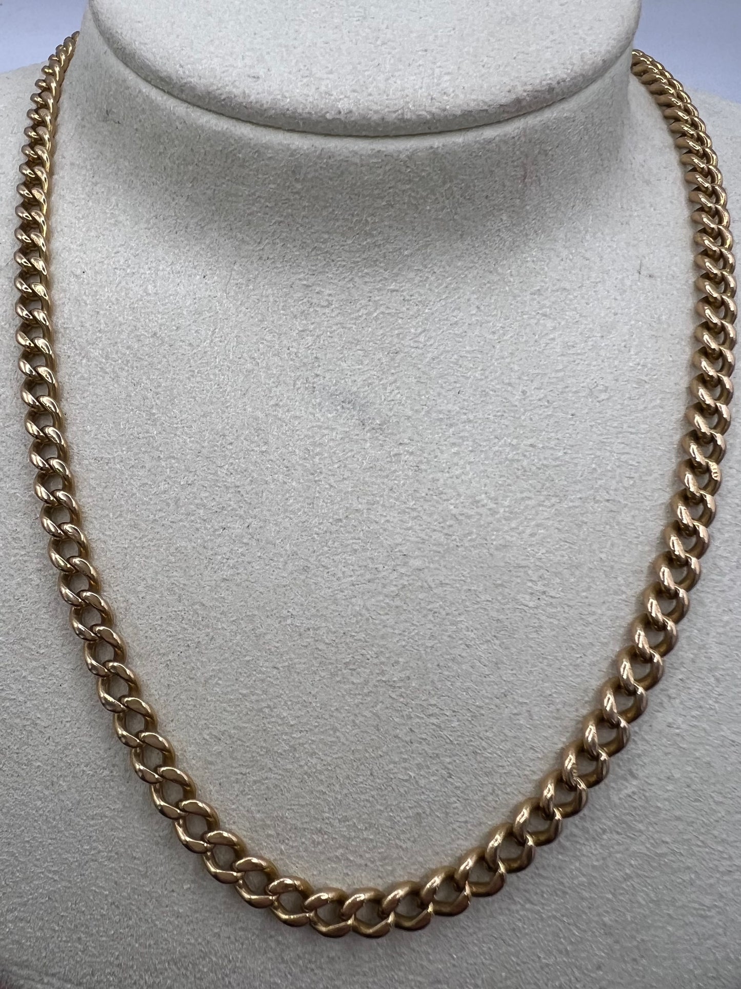 Rare 18.5" Solid 18ct Gold Curb Link Albert Chain PLEASE ASK FOR PRICE