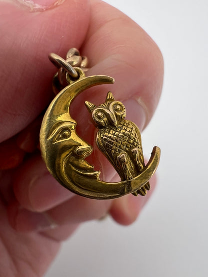 Gold Charm Bracelet With Many Unusual and Rare Charms