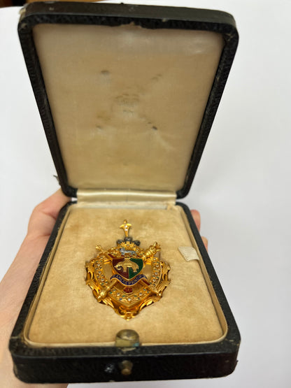 Alderman Fred Lee - Mayor Of Coventry 18ct Solid Gold Mayoral Fob