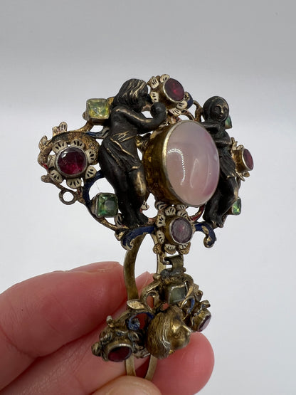 Possibly 16/17th Century Austro Hungarian Stomacher / Chatelaine Piece
