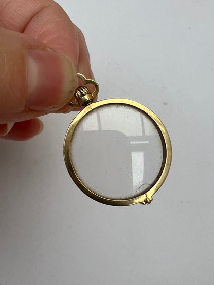Edwardian 15ct Gold Plain Picture Locket