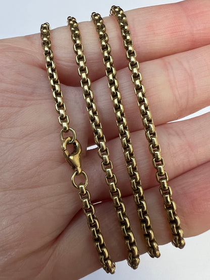 Chunky and Slinky 60cm Solid Gold Chain 20.8g