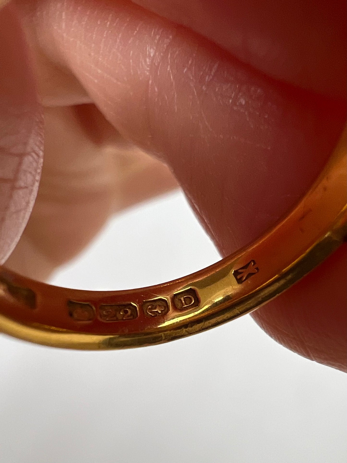 1852 22ct Gold Wedding Band Ring