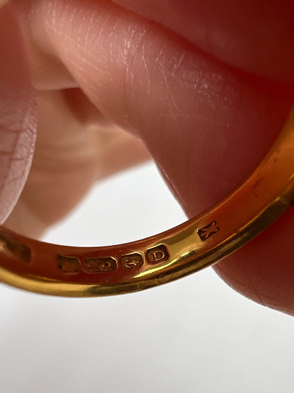 1852 22ct Gold Wedding Band Ring