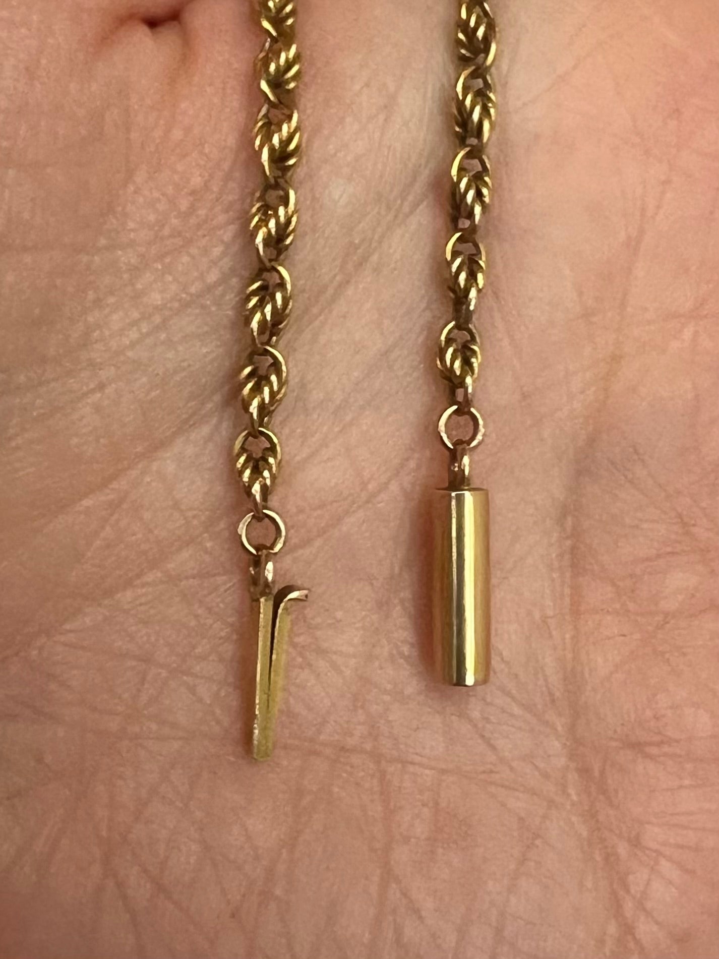 Harvey & Gore Heavy Antique 15ct Gold Rope Twist Chain