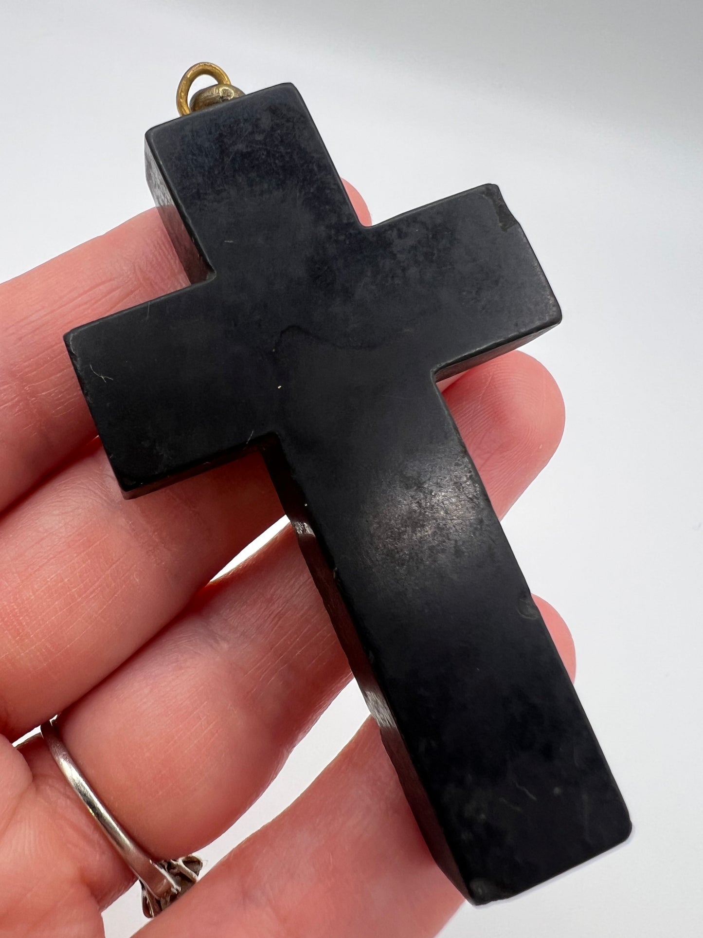 Ashford Marble Pietra Dura Cross Pendant
