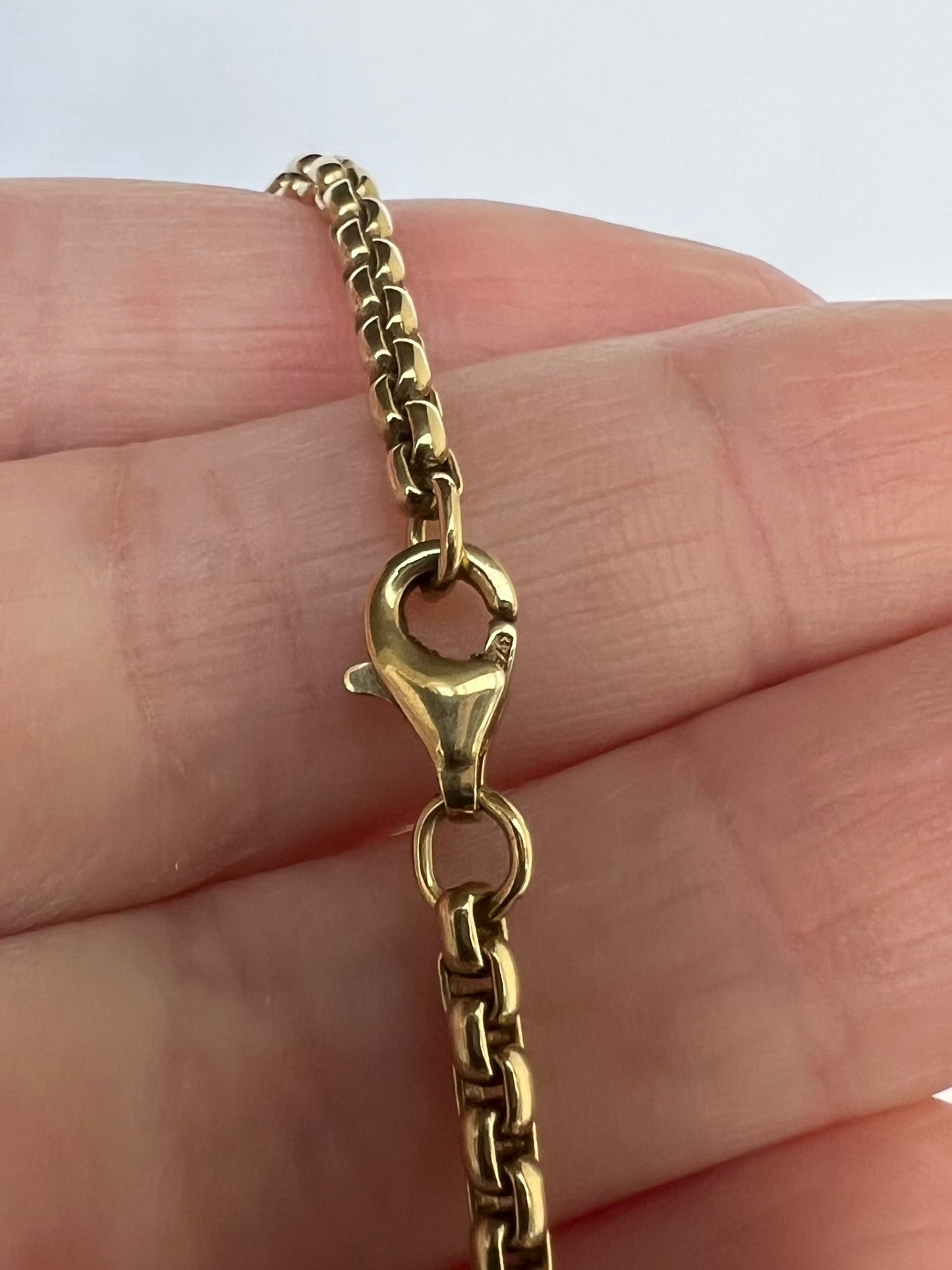 Chunky and Slinky 60cm Solid Gold Chain 20.8g