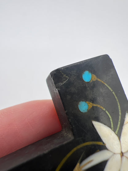 Ashford Marble Pietra Dura Cross Pendant