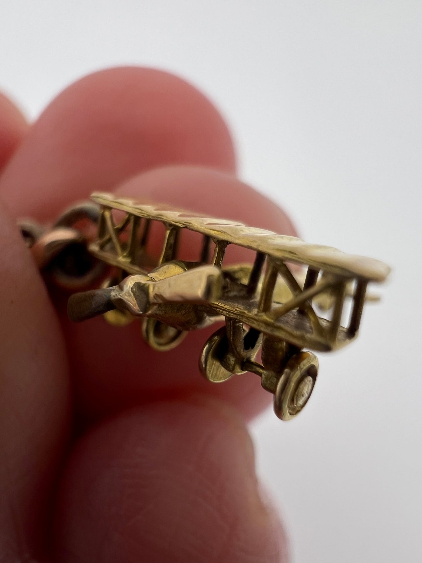 Gold Charm Bracelet With Many Unusual and Rare Charms