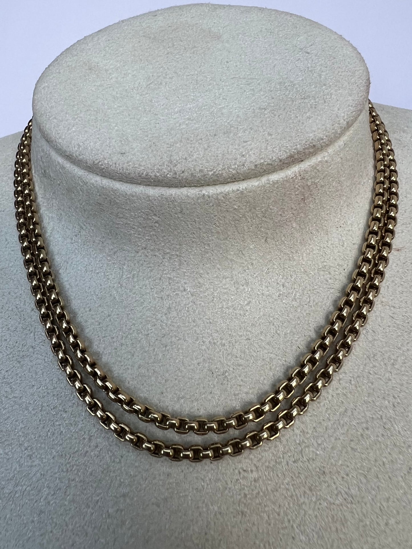 Chunky and Slinky 60cm Solid Gold Chain 20.8g