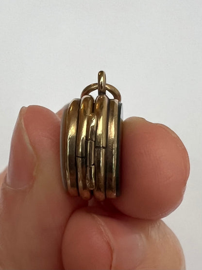 Small But Perfectly Formed Gold Bloodstone Intaglio Seal Locket