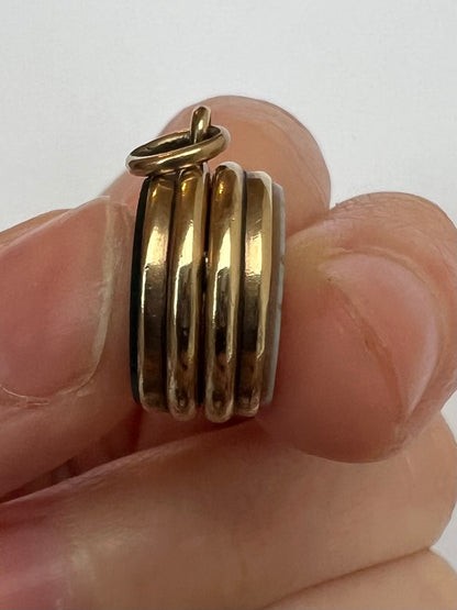 Small But Perfectly Formed Gold Bloodstone Intaglio Seal Locket