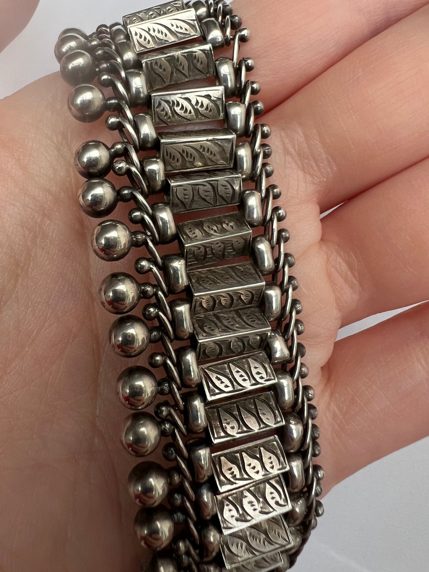 The Best Victorian Silver Collar Gothic Book Chain Necklace