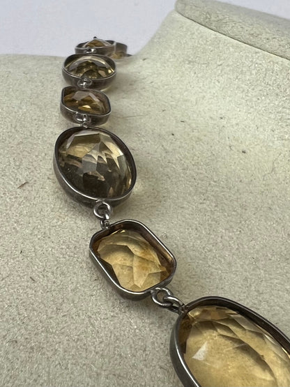 Citrine Riviere Gemstone Necklace or Perhaps 2 Bracelets?