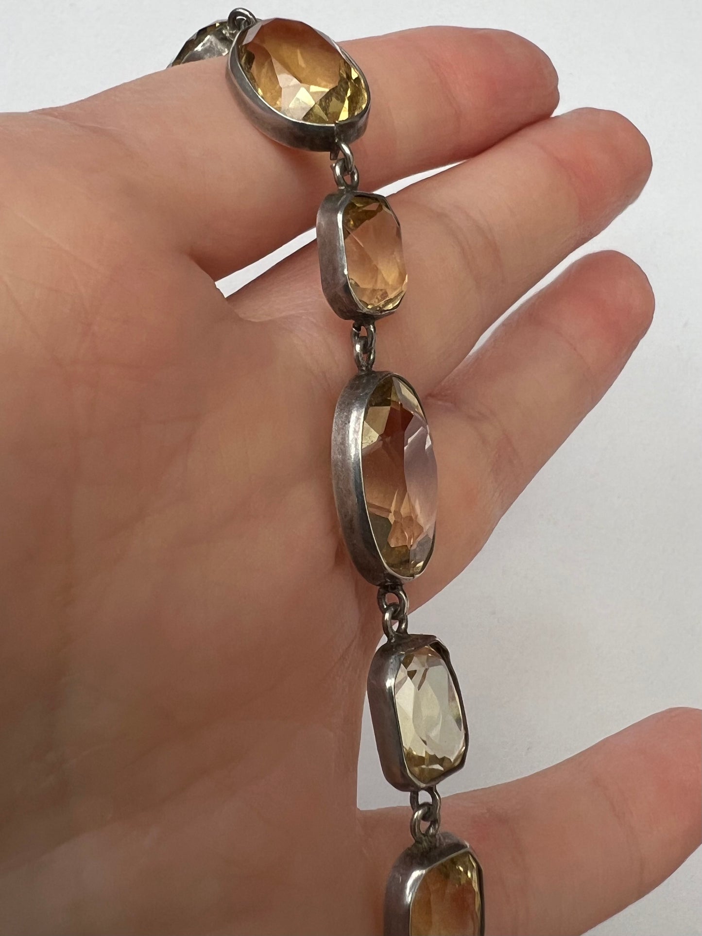Citrine Riviere Gemstone Necklace or Perhaps 2 Bracelets?