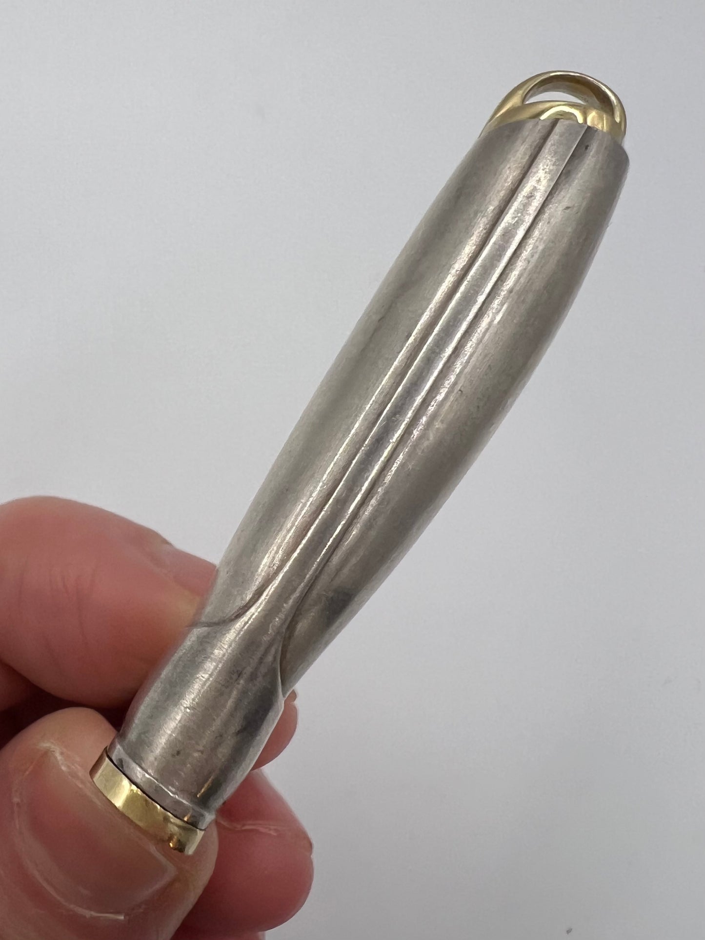 1 of 1 Commission Hermes 18ct Gold & Silver Riding Boot Mystery Pendant!