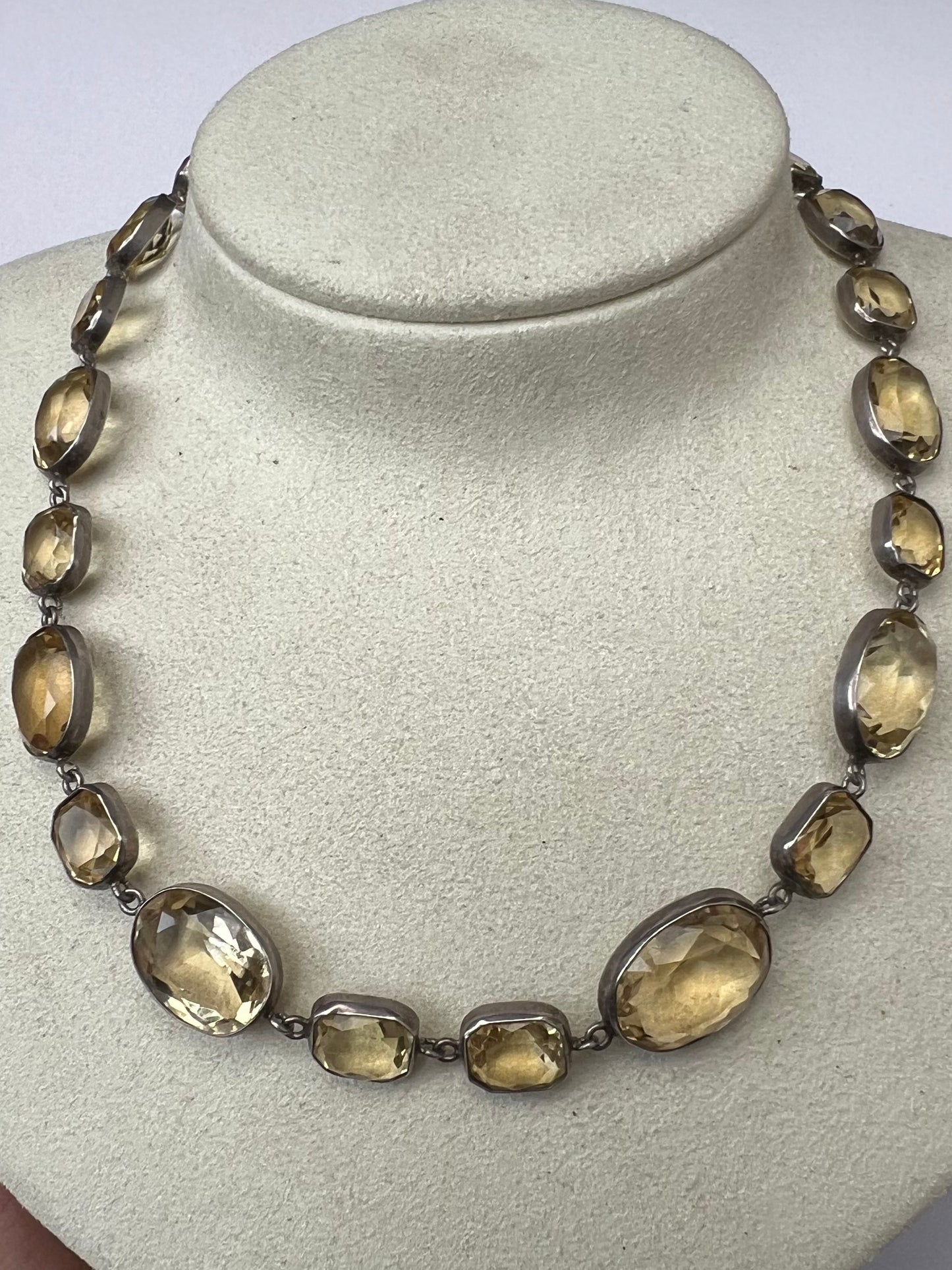 Citrine Riviere Gemstone Necklace or Perhaps 2 Bracelets?