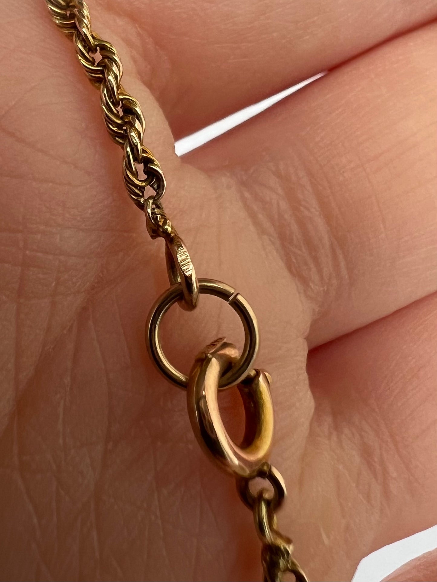 c1915 Turquoise & Gold Negligee Double Drop Pendant Necklace