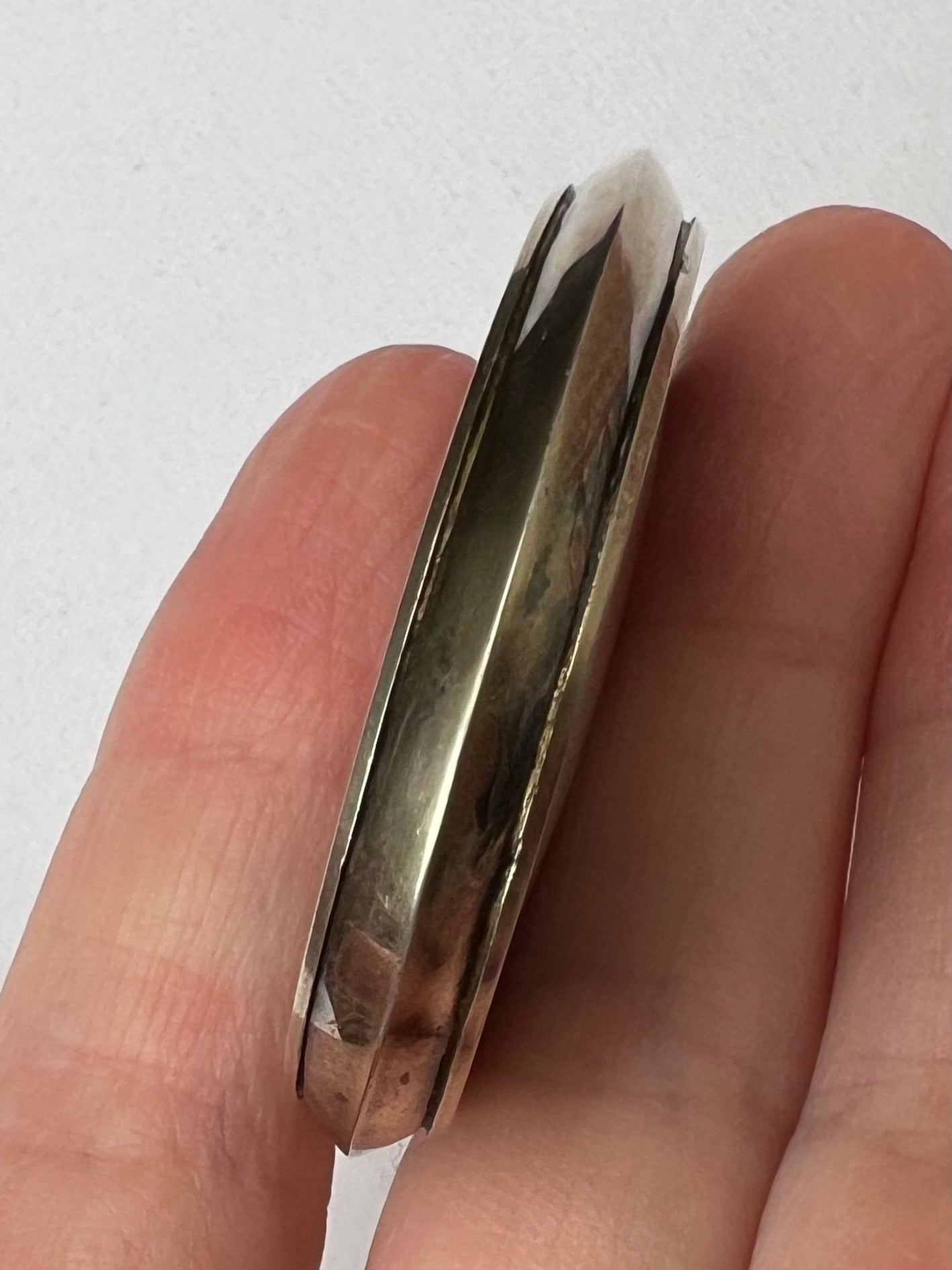 Antique Silver Locket With Pretty Portrait Miniature