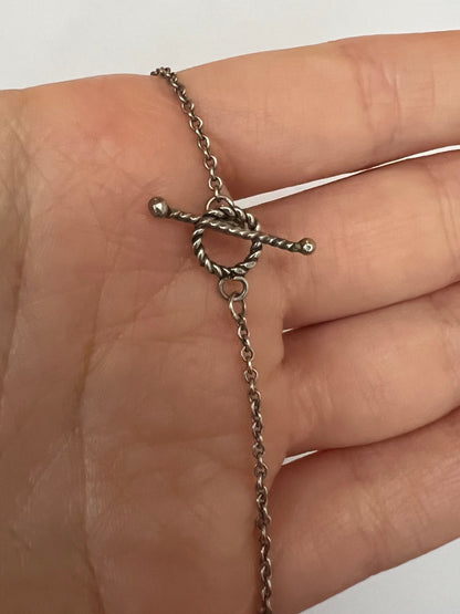 Pink Tourmaline Blue Zircon Rock Crystal Arts & Crafts Silver Pendant. Reserved, please enquire