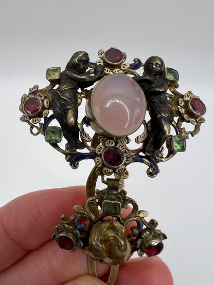 Possibly 16/17th Century Austro Hungarian Stomacher / Chatelaine Piece