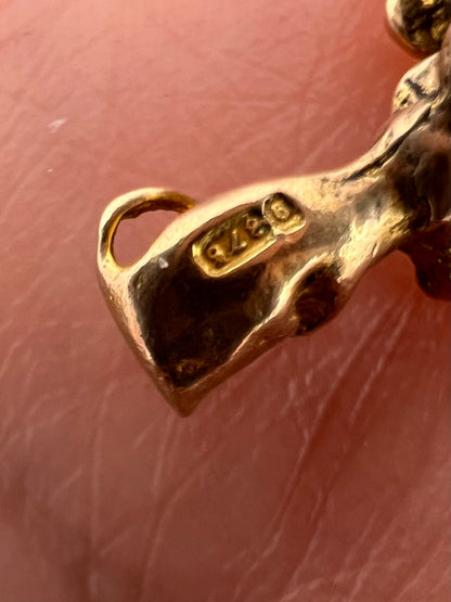 Comical 3 Blind Mice Gold Charm